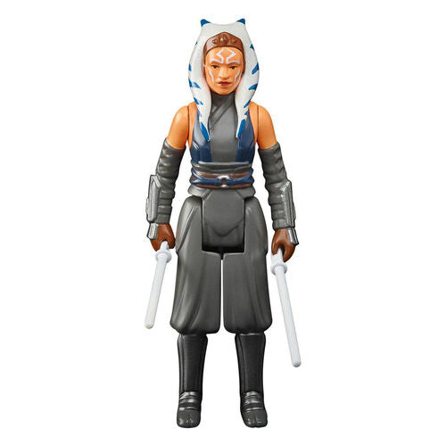 Figura Ahsoka Tano de la colección retro de Hasbro Star Wars The Mandalorian de 9,5 cm
