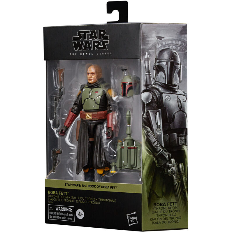 Figura de Boba Fett de la Sala del Trono de Star Wars Black Series de Hasbro, 15 cm