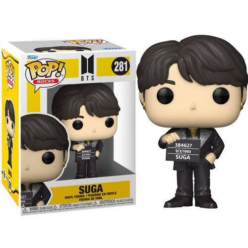Figura Funko POP! Rocks BTS Suga #281