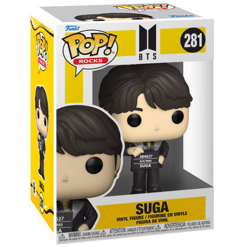 Figura Funko POP! Rocks BTS Suga #281