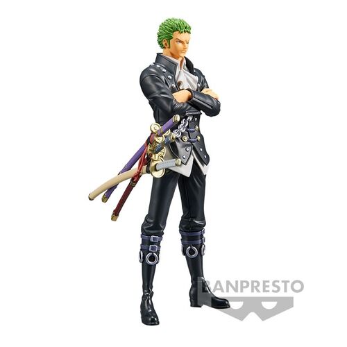 Figura de una pieza de Banpresto Zoro Vol.3 The Grandline Men de 17 cm