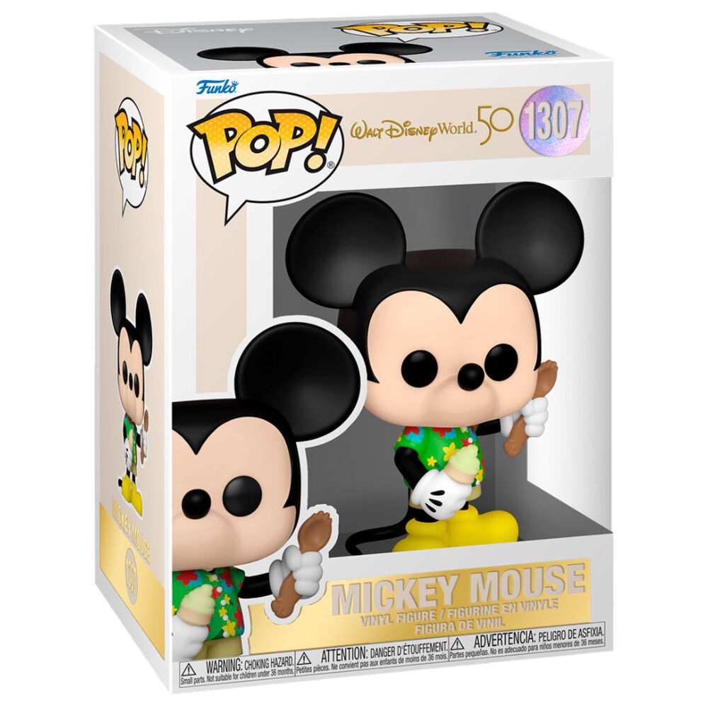 Figura Funko Pop! Mickey Mouse 50.º aniversario de Walt Disney World n.° 1307