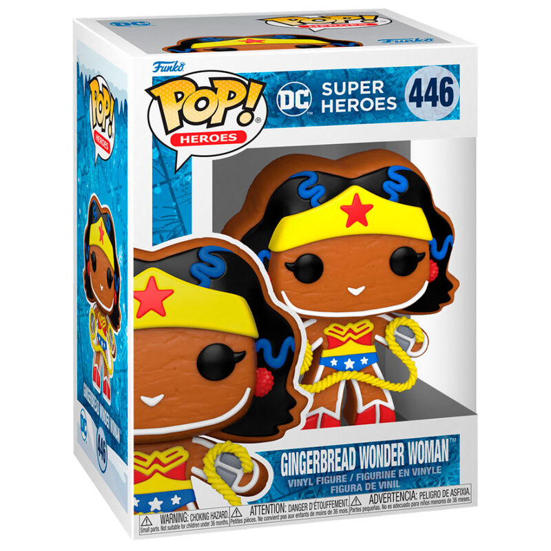 Figura de la Mujer Maravilla de Pan de Jengibre Navideño de DC #446