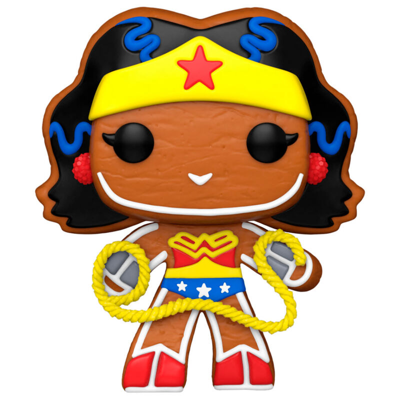 Figura de la Mujer Maravilla de Pan de Jengibre Navideño de DC #446