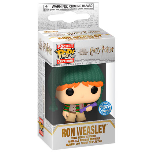 Figura Funko Pocket Pop! de Ron de Harry Potter, exclusiva de Holiday