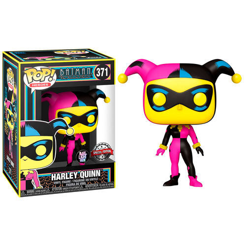Figura Funko Pop! DC Harley Quinn Black Light Exclusiva n.° 371