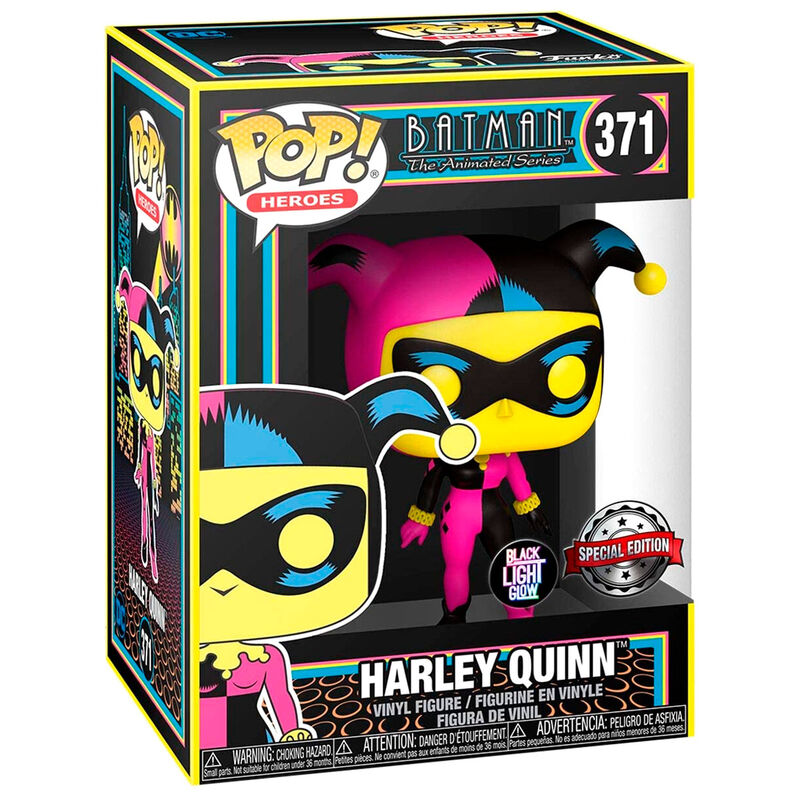 Figura Funko Pop! DC Harley Quinn Black Light Exclusiva n.° 371