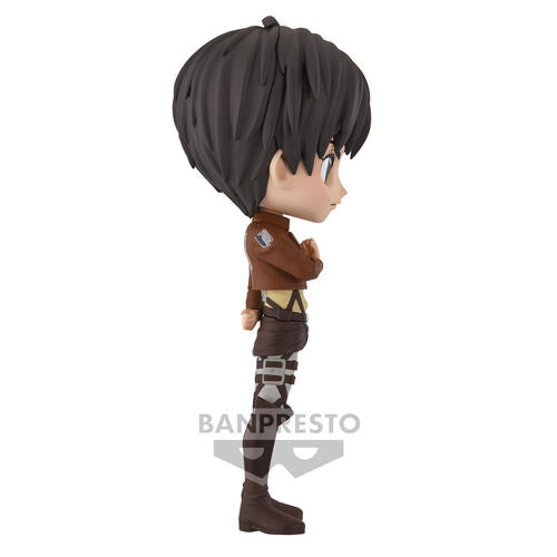 Figura Banpresto Eren Yeager ver.A Ataque a los Titanes Q Posket 14cm
