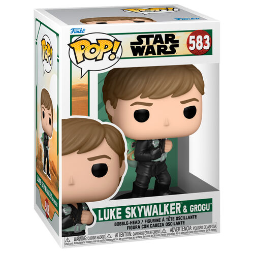 Funko POP! Movies Star Wars The Book of Boba Fett 2 Luke Skywalker & Grogu #583