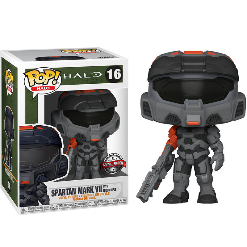 Figura exclusiva de Halo Spartan Mark VII n.° 16 de Funko POP! Games