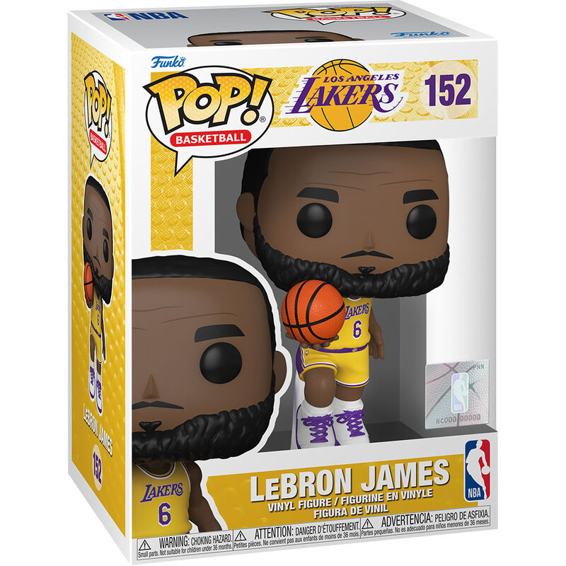 Figura Funko POP! NBA Lakers Lebron James n.° 152