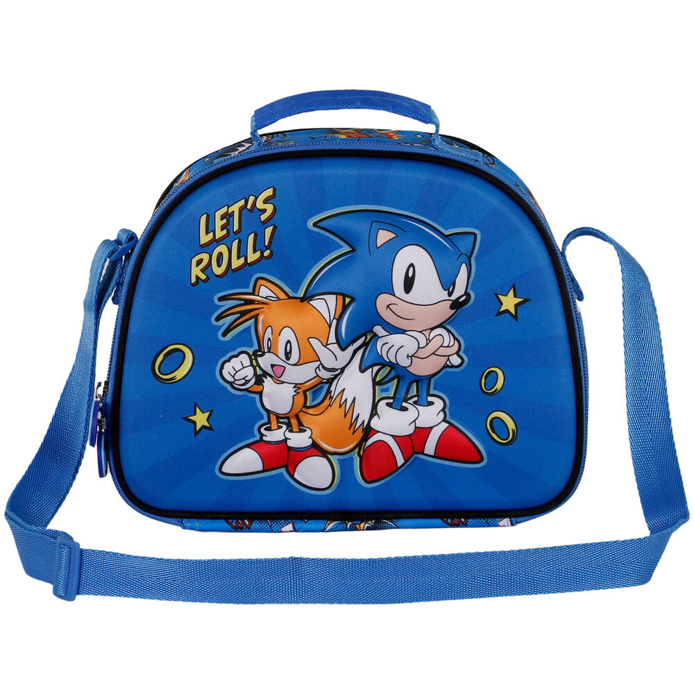 Karactermania Bolsa Lonchera 3D Lets Roll Sonic The Hedgehog