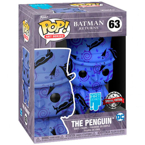 Funko Pop! DC Batman Return: El Pingüino, Exclusiva del Artista #63