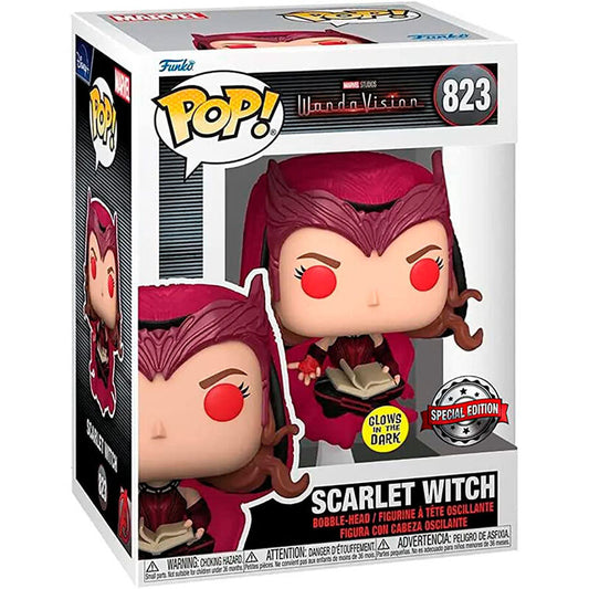 Figura Funko POP! Marvel: Wanda Vision, Bruja Escarlata, exclusiva n.° 823