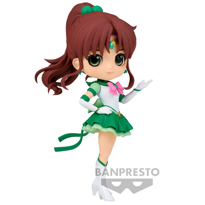 Figura Banpresto Pretty Guardian Sailor Moon Cosmos the Movie Eternal Sailor Jupiter ver.AQ posket de 14 cm
