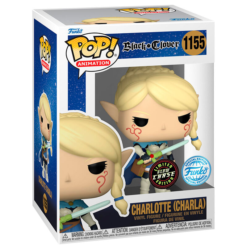 Figura Funko Pop! de Black Clover, Charlotte Chase, exclusiva n.° 1155