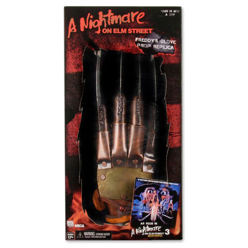 Réplica de la figura del guante de Freddy Krueger de Pesadilla en Elm Street 3 de Neca
