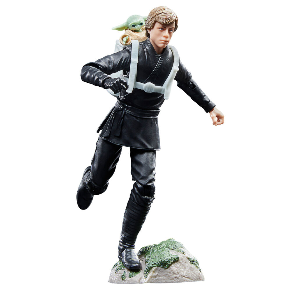 Figura de 15 cm de Luke Skywalker y Grogu de Star Wars El libro de Boba Fett