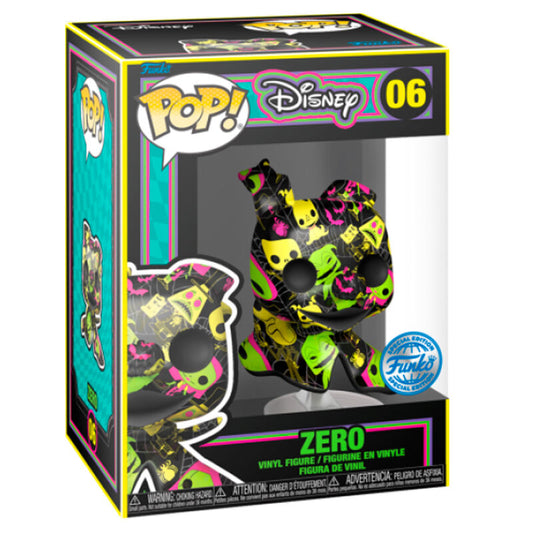 Serie Funko Pop! Arts de Disney: Pesadilla antes de Navidad, Zero, exclusiva n.° 06
