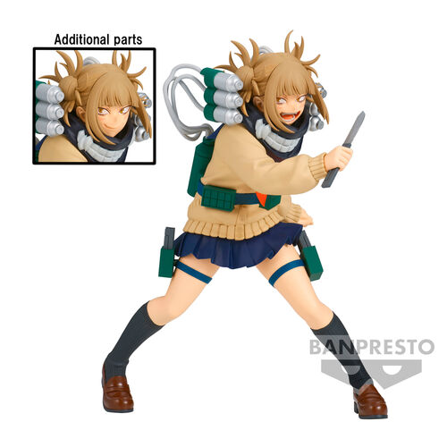 Figura Banpresto Himiko Toga Evil Villains My Hero Academia de 17 cm