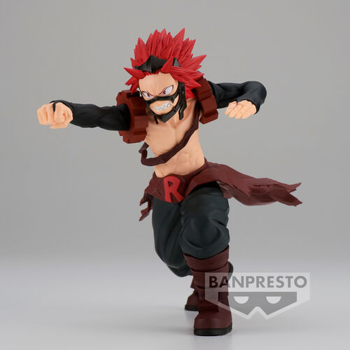 Figura de Banpresto Eijiro Kirishima Red Riot Amazing Heroes My Hero Academia de 13 cm