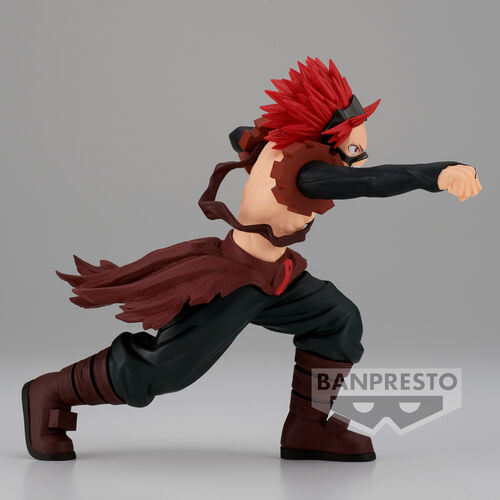 Figura de Banpresto Eijiro Kirishima Red Riot Amazing Heroes My Hero Academia de 13 cm