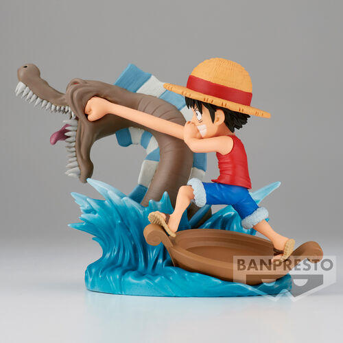 Banpresto Figura Monkey D Luffy vs Local Sea Monster Log Stories One Piece 7cm