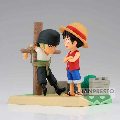 Banpresto Figura Monkey D Luffy & Roronoa Zoro Log Stories One Piece 7cm