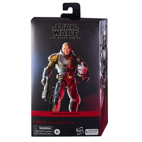 Figura de Hasbro Star Wars: El Lote Malo: Mercenary Gear, Wrecker, 15 cm