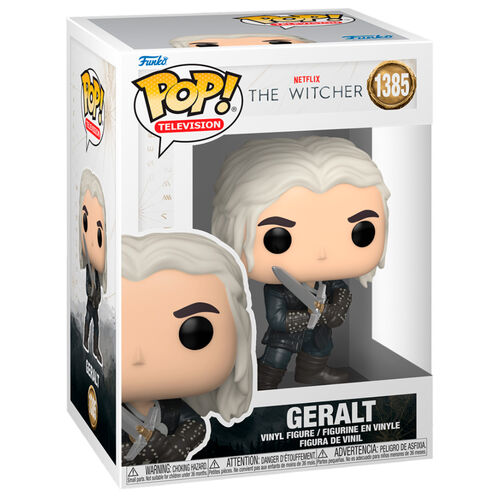 Figura Funko POP! de Geralt con espada de The Witcher n.° 1385