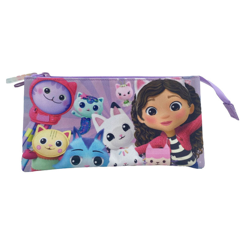 Estuche triple para lápices de la casa de muñecas Gabbys de CYP Brands