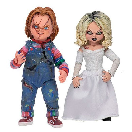 Figura Neca La Novia de Chucky Tiffany & Chucky 10cm