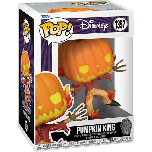 Figura Funko Pop! de Disney: Pesadilla antes de Navidad, 30.º aniversario, Rey Calabaza n.° 1357