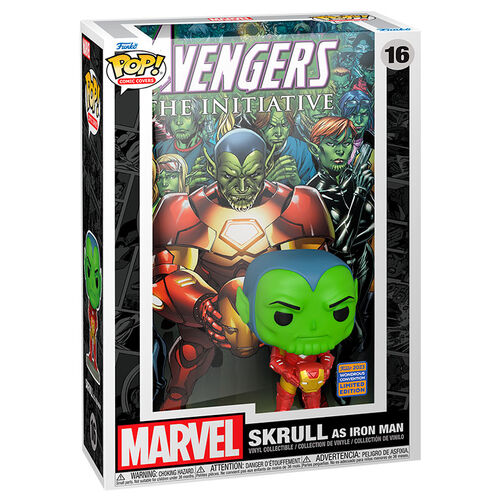 Portada del cómic Funko Pop! de Marvel Avengers: Skrull como Iron Man, exclusiva n.° 16
