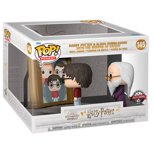 Funko POP! Movies Moment Harry Potter - Harry Potter & Alvo Dumbledore the Mirror of Erised Exclusive #145