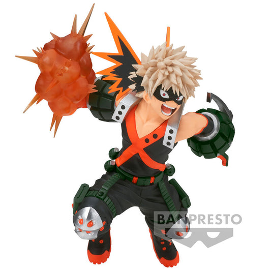 Figura de 13 cm de Banpresto Katsuki Bakugo Dynamight The Amazing Heroes My Hero Academia