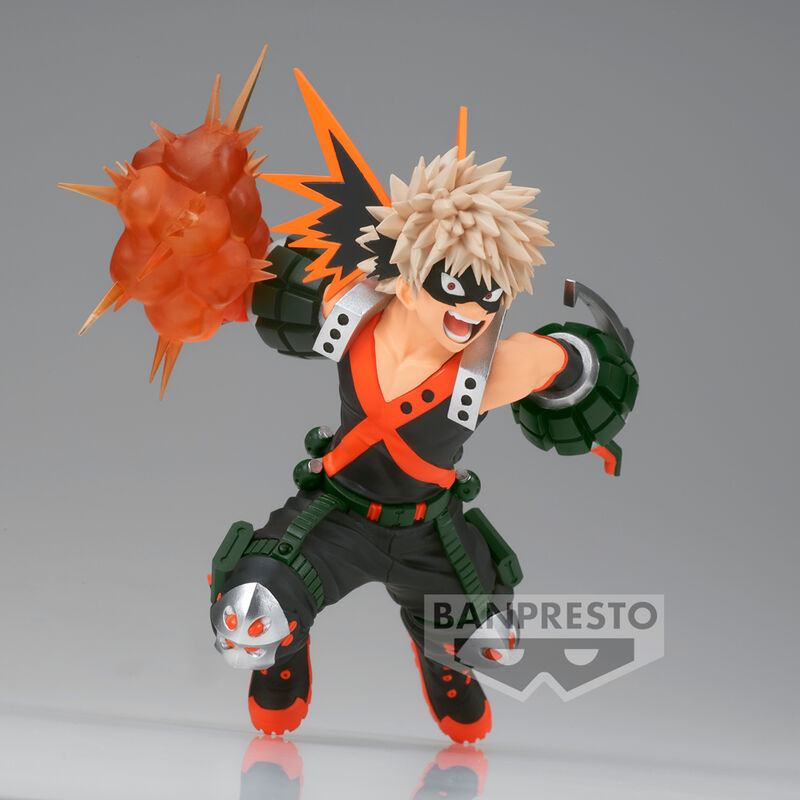 Figura de 13 cm de Banpresto Katsuki Bakugo Dynamight The Amazing Heroes My Hero Academia