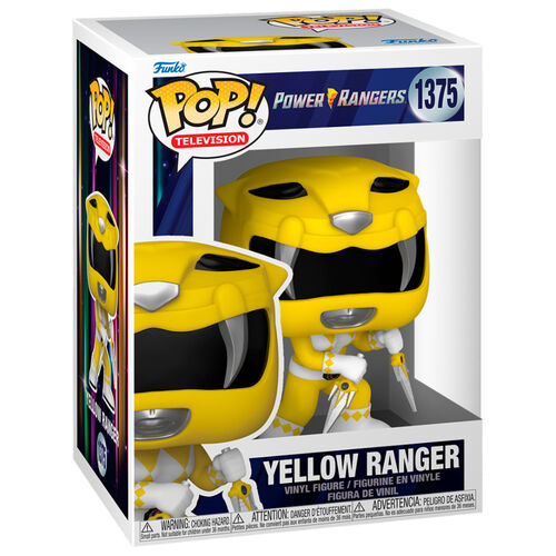 Figura Funko POP! de Power Rangers del 30.º aniversario, Ranger Amarillo n.° 1375