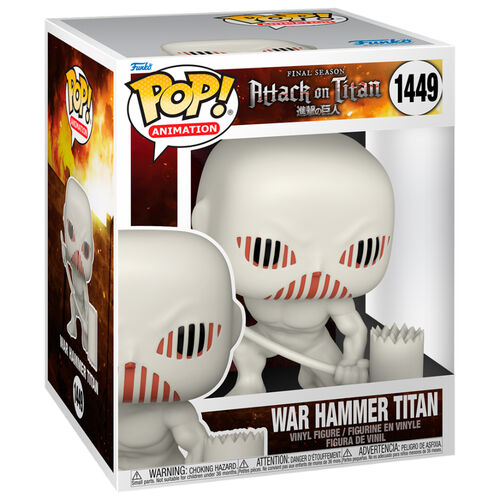 Funko Pop! Ataque a los Titanes: Martillo de Guerra de Titanes, 15 cm, n.° 1449