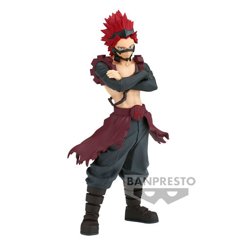 Figura de Banpresto Eijiro Kirishima Red Riot Age of Heroes My Hero Academia de 16 cm