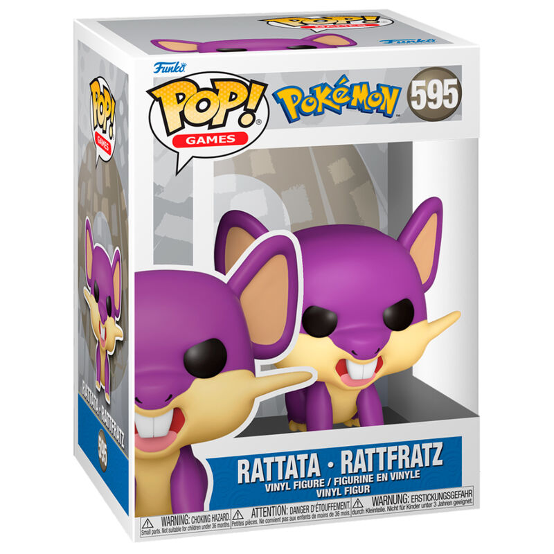 ¡Funko Pop! Pokémon Rattata #595