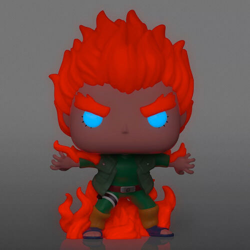 Figura Funko Pop! Naruto Shippuden Might Guy Glow exclusiva #824
