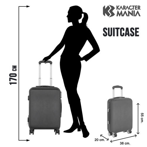Maleta con ruedas Karactermania Wednesday Uniform Trolley Bag ABS 55cm