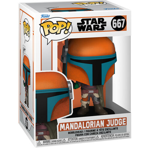 Figura de televisión Funko POP! Star Wars: El Mandaloriano 9, Juez Mandaloriano n.° 667