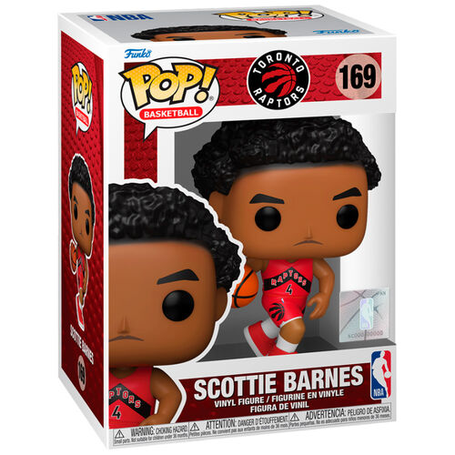 Figura Funko POP! de Scottie Barnes de los Toronto Raptors de la NBA n.° 169
