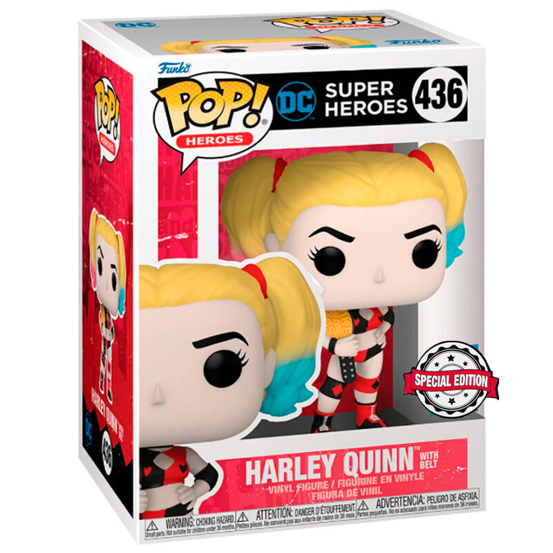 Figura Funko Pop! DC Superhéroes Harley Quinn Exclusiva n.° 436