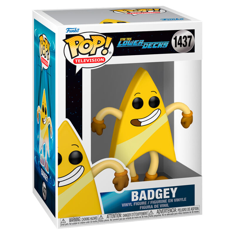 Figura Funko POP! Television Star Trek Lower Decks Badgey n.° 1437