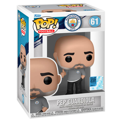 Figura Funko Pop! de Pep Guardiola del Manchester City Football Club #61