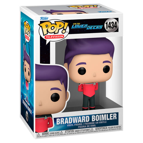 Figura Funko POP! de Star Trek, cubierta inferior, Bradward Boimler n.° 1434