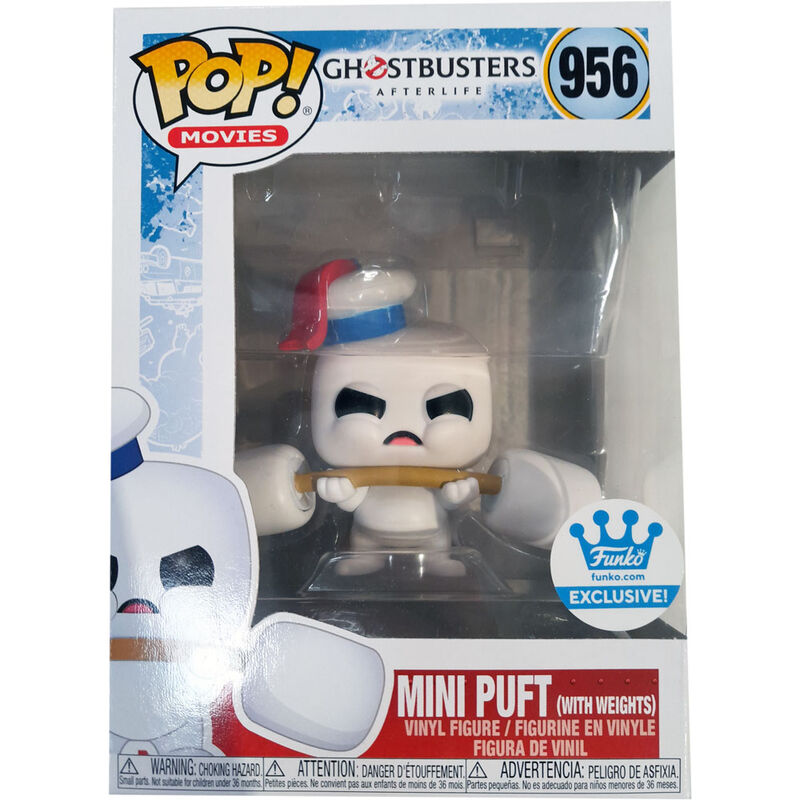Figura Funko POP! de la película Cazafantasmas: El Más Allá, Mini Puft, exclusiva n.° 956